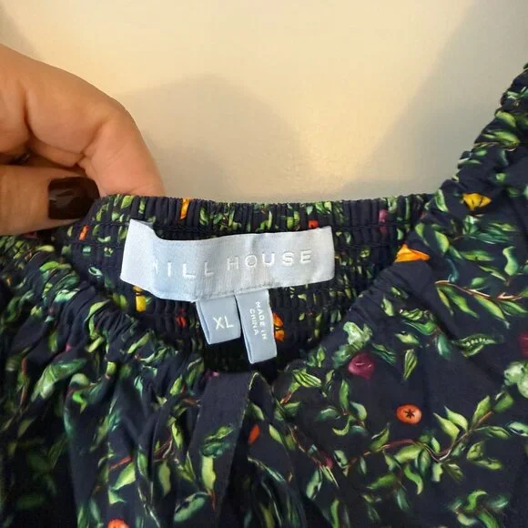 Hill House Ophelia Dress Midnight Garden Print - Picture 3 of 3